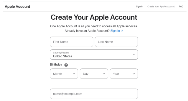 Apple Developer Page